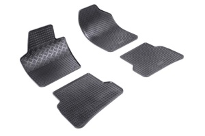 Covorase Seat Ibiza IV, Hatchback, din 05.2008 - 05.2017, 6J/6P si set 4 stickere protectie praguri Seat accesorii pentru autoturismul tau - masina v3426