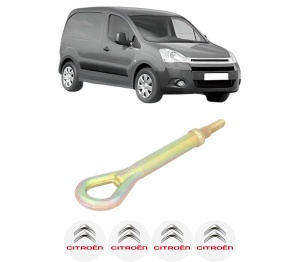 Cui carlig remorcare, tractare auto CITROEN BERLINGO Box Body/MPV (B9) din 2008-2021, Otel, Cri-Flo, 4 Stickere cu CITROEN - Img 2