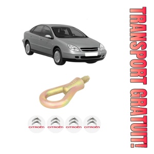 Cui carlig remorcare, tractare auto CITROEN C5 I (DC_) din 2001-2004, Otel, Cri-Flo, 4 Stickere cu CITROEN