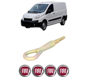 Cui carlig remorcare, tractare auto FIAT SCUDO Van (270_, 272_) din 2007-2016, Otel, Cri-Flo, 4 Stickere cu FIAT - Img 2