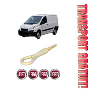 Cui carlig remorcare, tractare auto FIAT SCUDO Van (270_, 272_) din 2007-2016, Otel, Cri-Flo, 4 Stickere cu FIAT