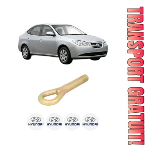Cui carlig remorcare, tractare auto HYUNDAI ELANTRA IV Saloon (HD) din 2006-2013, Otel, Cri-Flo, 4 Stickere cu HYUNDAI