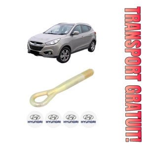 Cui carlig remorcare, tractare auto HYUNDAI ix35 (LM, EL, ELH) din 2009-2015, Otel, Cri-Flo, 4 Stickere cu HYUNDAI