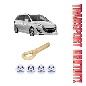 Cui carlig remorcare, tractare auto MAZDA 5 (CW) din 2010, Otel, Cri-Flo, 4 Stickere cu MAZDA