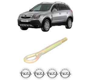 Cui carlig remorcare, tractare auto OPEL ANTARA A (L07) din 2006-2015, Otel, Cri-Flo, 4 Stickere cu OPEL - Img 2