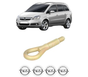 Cui carlig remorcare, tractare auto OPEL ZAFIRA / ZAFIRA FAMILY B (A05) din 2005-2015, Otel, Cri-Flo, 4 Stickere cu OPEL - Img 2