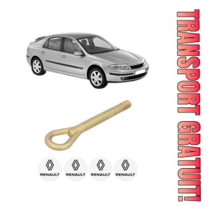 Cui carlig remorcare, tractare auto RENAULT LAGUNA II (BG0/1_) din 2001-2007, Otel, Cri-Flo, 4 Stickere cu RENAULT