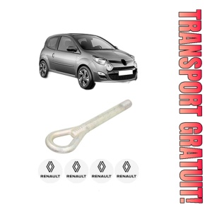 Cui carlig remorcare, tractare auto RENAULT TWINGO II (CN0_) din 2007-2014, Otel, Cri-Flo, 4 Stickere cu RENAULT