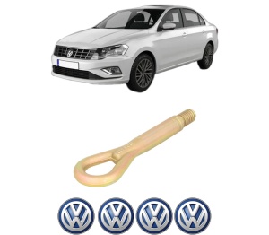 Cui carlig remorcare, tractare auto Volkswagen JETTA IV (162, 163, AV3, AV2) din 2010-2018, Otel, Cri-Flo, 4 Stickere cu Volkswagen - Img 2
