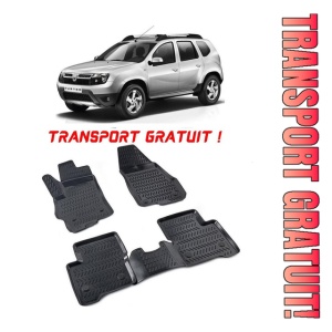 Dacia Duster 4X2 2010-2017 Set 4 covorase auto din cauciuc tip tavita premium line 3D - Transport Gratuit!