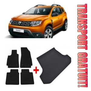 Dacia Duster Set Covorase + tavita portbagaj auto Dacia Duster II fabricatie 01.2018 - prezent, caroserie suv, 4x2