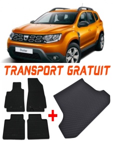 Dacia Duster Set Covorase + tavita portbagaj auto Dacia Duster II fabricatie 01.2018 - prezent, caroserie suv, 4x2 accesorii pentru autoturismul tau - masina v2180
