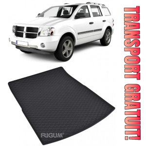 Dodge Durango Tavita pentru portbagaj din cauciuc, compatibila Dodge Durango 3 WK2 Facelift 2, caroserie suv, fabricatie 2021 - prezent, 7 locuri, randul 3 culcat