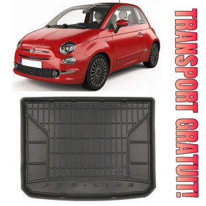 Fiat 500X Suv din 01.2015 - Prezent, Tavita Pentru Portbagaj Lux Premium Dedicata, Portbagaj Superior (Roata Rezerva Normala) *1