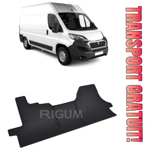Fiat Ducato III, Van, fabricat din 2006 - Prezent, 3 Locuri, set covorase auto dedicate, din cauciuc 100% Premium
