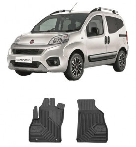 Fiat Fiorino III Din 06.2008 - Prezent, Van, 2 Locuri , Set Covorase Auto Tip Tavita Premium 3D, din cauciuc accesorii pentru autoturismul tau - masina v161812