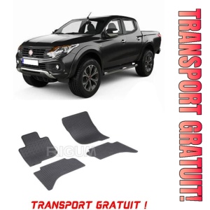 Fiat Fullback, Pick-Up, fabricat din 2015 - 2019, set covorase auto dedicate, din cauciuc 100% Premium - Transport Gratuit