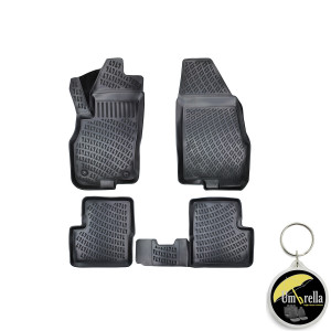 Fiat Punto III2005-2018 Set 4 covorase auto din cauciuc tip tavita premium line 3D accesorii pentru autoturismul tau - masina v243212