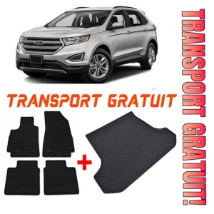Ford Edge II Suv din 05.2016 - Prezent *3, Set Covorase + tavita portbagaj auto
