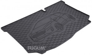 Ford Fiesta Tavita pentru portbagaj din cauciuc, compatibila Ford Fiesta VII, caroserie Hatchback, fabricatie 07.2017 - prezent, portbagaj inferior accesorii pentru autoturismul tau - masina v111328
