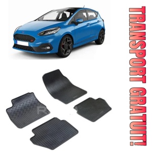 Ford Fiesta VI, Hatchback, fabricat din 10.2008 - 06.2017, set covorase auto dedicate, din cauciuc 100% Premium