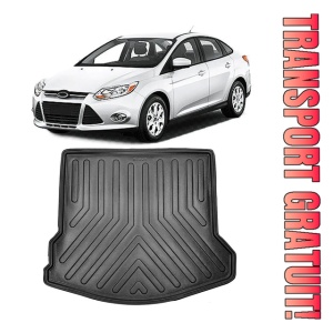 Ford Focus 3.5 Sedan (Roata De Rezerva Subtire) 2014-2018 Tavita cauciuc pentru protectie portbagaj dedicata pentru Ford Focus Transport Gratuit