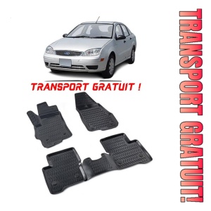 Ford Focus II 2004-2011 Set 4 covorase auto din cauciuc tip tavita premium line 3D - Transport Gratuit!