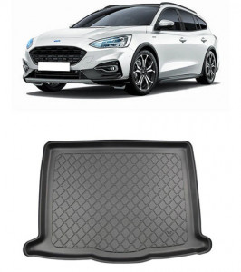 Ford Focus IV ActIVe Suv din 09.2018 - Prezent, Tavita Pentru Portbagaj Lux Premium Dedicata, Portbagaj Inferior Roata Rezerva Ingusta *1 accesorii pentru autoturismul tau - masina v190621