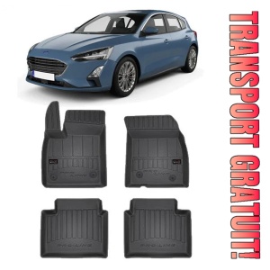 Ford Focus IV, Combi, Din 09.2018 - Prezent , Set Covorase Auto Tip Tavita Premium 3D, din cauciuc