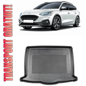 Ford Focus IV Hatchback din 09.2018 - Prezent, Tavita Pentru Portbagaj Lux Premium Dedicata, Portbagaj Inferior Roata Rezerva Ingusta *1