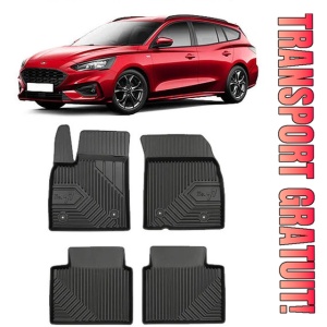 Ford Focus IV Mhev Din 07.2020 - Prezent, Combi , Set Covorase Auto Tip Tavita Premium 3D, din cauciuc