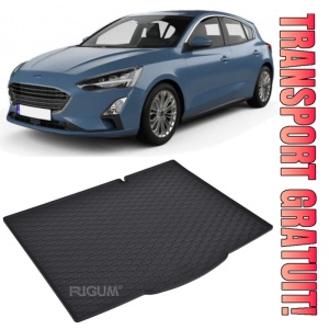 Ford Focus Tavita pentru portbagaj din cauciuc, compatibila Ford Focus IV fabricatie 09.2018 - prezent, caroserie hatchback