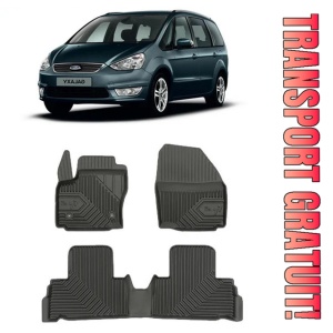 Ford Galaxy II Din 2010 - 2015, Van, Facelift , Set Covorase Auto Tip Tavita Premium 3D, din cauciuc