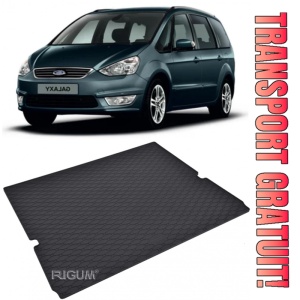 Ford Galaxy Tavita pentru portbagaj din cauciuc, compatibila Ford Galaxy II fabricatie 06.2006 - 08.2015, caroserie van, 7 locuri, al treilea rand culcat