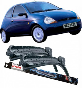 Ford Ka Set 2 stergatoare parbriz Bosch Bosch Aerotwin compatibile cu Ford Ka 2008 (47.5 cm / 42.5 cm) accesorii pentru autoturismul tau - masina v119197