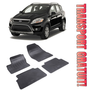 Ford Kuga I, Suv, fabricat din 02.2008 - 01.2013, set covorase auto dedicate, din cauciuc 100% Premium