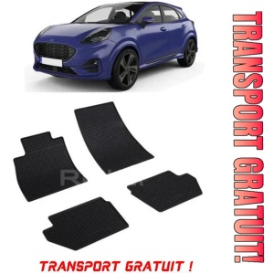 Ford Puma, Suv, fabricat din 10.2019 - Prezent, set covorase auto dedicate, din cauciuc 100% Premium - Transport Gratuit