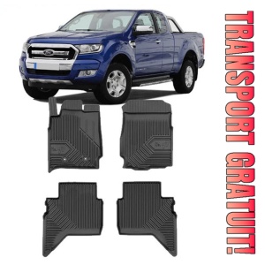 Ford Ranger Din 2018 - Prezent, Pick-Up , Set Covorase Auto Tip Tavita Premium 3D, din cauciuc