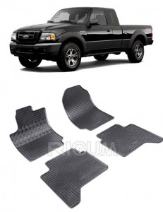 Ford Ranger, Pick-Up, fabricat din 2012 - 11.2015, set covorase auto dedicate, din cauciuc 100% Premium accesorii pentru autoturismul tau - masina v156140