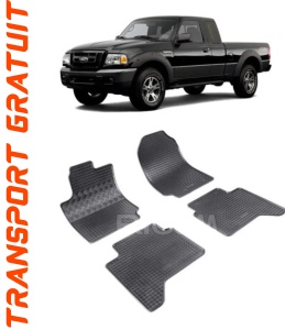 Ford Ranger, Pick-Up, fabricat din 2012 - 11.2015, set covorase auto dedicate, din cauciuc 100% Premium accesorii pentru autoturismul tau - masina v156134