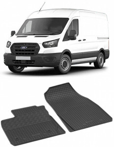 Ford Tourneo Courier II, Van, fabricat din 06.2014 - Prezent, 2 Locuri, set covorase auto dedicate, din cauciuc 100% Premium accesorii pentru autoturismul tau - masina v156077