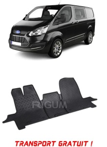 Ford Tourneo Custom, Van, fabricat din 01.2013 - Prezent, 3 Locuri, set covorase auto dedicate, din cauciuc 100% Premium - Transport Gratuit accesorii pentru autoturismul tau - masina v39603