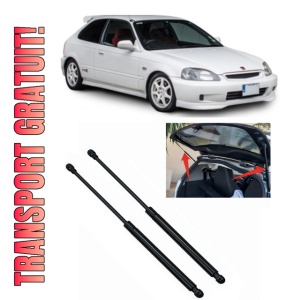 Honda Civic VI Set 2 amortizoare pentru portbagaj Krosno compatibil cu Honda Civic VI Hatchback fabricat intre 1998-2001