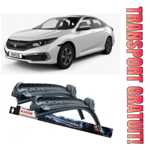 Honda Civic Xi Hatchback Set 2 stergatoare parbriz Bosch Bosch Aerotwin 60 cm/47.5 cm compatibile cu Honda Civic Xi Hatchback (Fl) din 2022 (60 cm / 47.5 cm)