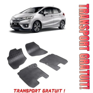 Honda Jazz I, Hatchback, fabricat din 2002 - 10.2008, set covorase auto dedicate, din cauciuc 100% Premium - Transport Gratuit