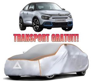 Husa Prelata Antigrindina Auto CITROEN C4 III (BA_, BB_, BC_) din 2020-2023, Protectie auto contra intemperiilor la grindina, Waterproof, 4x Stickere auto CITROEN