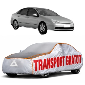 Husa Prelata Antigrindina Auto CITROEN C5 II (RC_) din 2004-2008, Protectie auto contra intemperiilor la grindina, Waterproof, 4x Stickere auto CITROEN