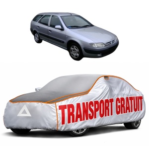 Husa Prelata Antigrindina Auto CITROEN XSARA Estate Van din 1999-2005, Protectie auto contra intemperiilor la grindina, Waterproof, 4x Stickere auto CITROEN