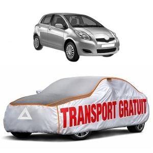 Husa Prelata Antigrindina Auto DAIHATSU CHARADE VIII din 2011, Protectie auto contra intemperiilor la grindina, Waterproof, 4x Stickere auto DAIHATSU