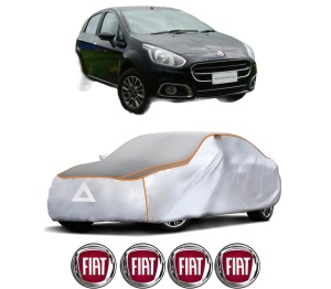 Husa Prelata Antigrindina Auto FIAT PUNTO EVO (199_) din 2008-2014, Protectie auto contra intemperiilor la grindina, Waterproof, 4x Stickere auto FIAT - Img 2